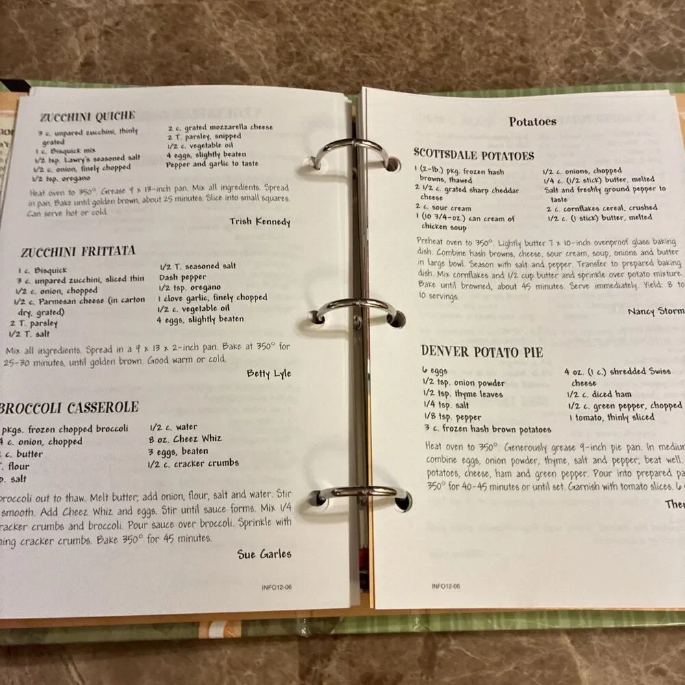 Vintage A Taste of Tradition Cookbook Recipes Valley View Women's Club 2006